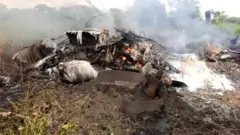 Iyi ndege yakoze impanuka hashize akanya gato ihagurutse mu murwa mukuru Juba