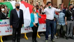 Roma'da düzenlenen gösteri