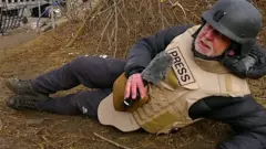 ਯੂਕਰੇਨ: ਵਰ੍ਹਦੇ ਬੰਬਾਂ 'ਚ BBC ਰਿਪੋਰਟਰ ਦਾ ਇੱਕ ਦਿਨ