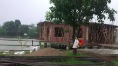 पोखरीमा निर्मित वडा कार्यलयको भवन