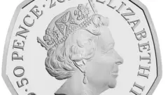 عملة تذكارية فئة 50 بنس