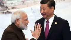 Xi and Modi held various informal meetings to discuss the differences between the two countries.