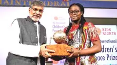 Divina Maloum, quatorze ans, a reçu le Prix international de la paix pour son travail