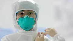 Янчжоу провинциясынын ооруканасындагы медайым