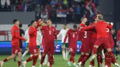 Slavlje srpskih fudbalera u Leskovcu