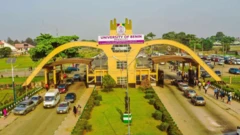 Uniben student protest: Prof. Salami order Uniben closedown afta school fees protest