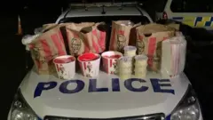 KFC food seized by police.