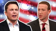 Илон Маск ва Марк Цукерберг