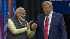 नरेंद्र मोदी, डोनाल्ड ट्रंप, अमेरिका, भारत