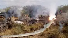 Kajiado "plane crash": 'Kenya Air Force military' [KDF chopper crash in Ngong Kajiado]