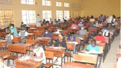 Nigerian students wey dey write common entrance examination