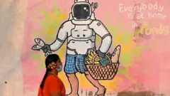 પુડ્ડુચેરીમાં એક મહિલા