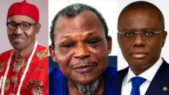 Muhammadu Buhari, Ndubuisi Kanu na Babajide Sanwo-Olu