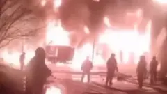آتش در آذرشهر