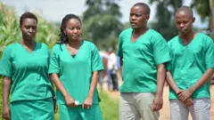 Uvuye i bubafu: Christine, Agnès, Térence na Egide