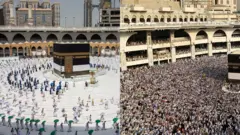 صورة تقارن بين عدد الحجيج عام 2016 و2020.