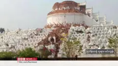 ငလျင်ကြောင့် ဘာသာရေးအဆောက်အအုံတွေ ပျက်စီး