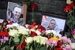 Мемориал в память об Алексее Навальном в Москве, 17 февраля