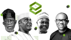 Bola Tinubu, Atiku Abubakar, Rabi'u Kwankwaso da Peter Obi