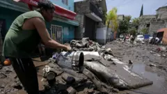 Inundaciones en México.