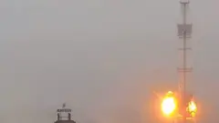 A hit on the Kyiv Television Tower