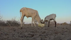 በድርቅ የተጎዱ እንስሳት