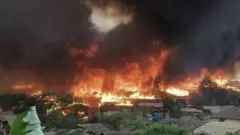 बांग्लादेश में आग