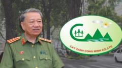 Bộ Công an yêu cầu các tỉnh, thành rà soát dự án của Công ty Cây xanh Công Minh