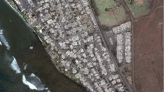 imagem aérea de devastação
