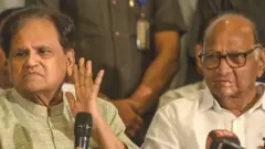 अहमद पटेल और शरद पवार