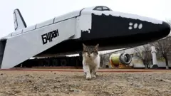 Макет космического корабля "Буран"