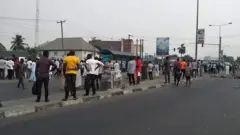 Hausa Community protest as one of dem die for Rivers Taskforce hand