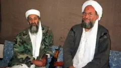 Osama Bin Laden and Ayman al-Zawahiri - 2001