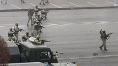Kazakh troops