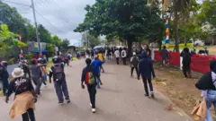 unjuk rasa  merauke, papua, gangguan internet