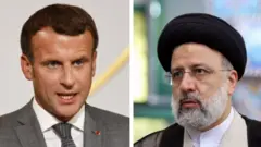 رئیسی و مکرون