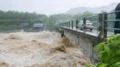 तनहुँको शुक्लागण्डकी नगरपालिकास्थित सेतीमा आएको बाढीले पुल जोखिममा परेको छ