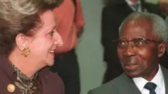 Décès de Colette Hubert Senghor, la veuve de Léopold Sédar Senghor, le premier président du Sénégal. Amidou Lamine Fall ex-collaborateur de Léopold Sédar Senghor.
