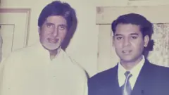 अमिताभ बच्चन के साथ हर्षवर्धन नवाथे
