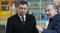Ўзбекистон Президенти Шавкат Мирзиёев ва Қирғизистон Президенти Садир Жапаров