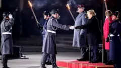 عرض عسكري ألماني لتوديع أنغيلا ميركل