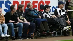 The disabled section at St James' Park