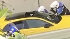 •	نمایی از ویدیوی تیراندازی مرگبار در ایست بازرسی حومه پاریس