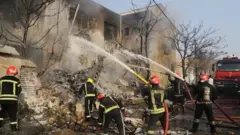 سقوط هواپیمای جنگی در تبریز