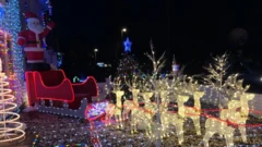 صورة لأضواء أعياد الميلاد