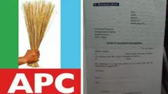 Aworan ami idanimọ APC ati iwe ''withdrawal letter''