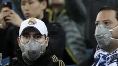 Des supporters du Real Madrid