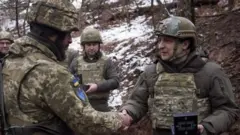 Зеленский на линии фронта