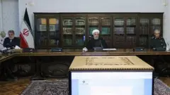 جلسه "ستاد ملی مبارزه با کرونا"