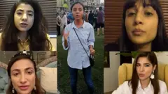 পাকিস্তানের প্রতিবাদী কয়েকজন নারী